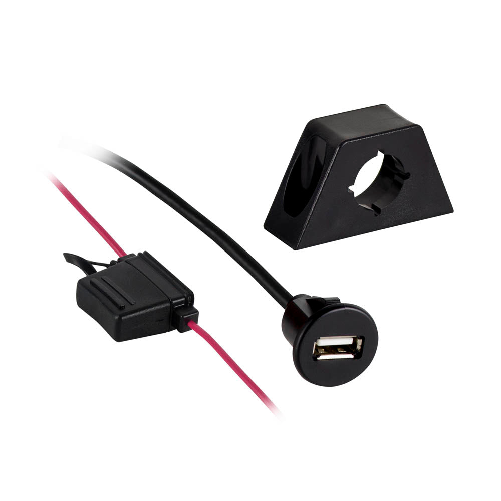 Axxess AXUSB-1PM Universal Panel Mount USB Charging Jack | 2.1 AMP