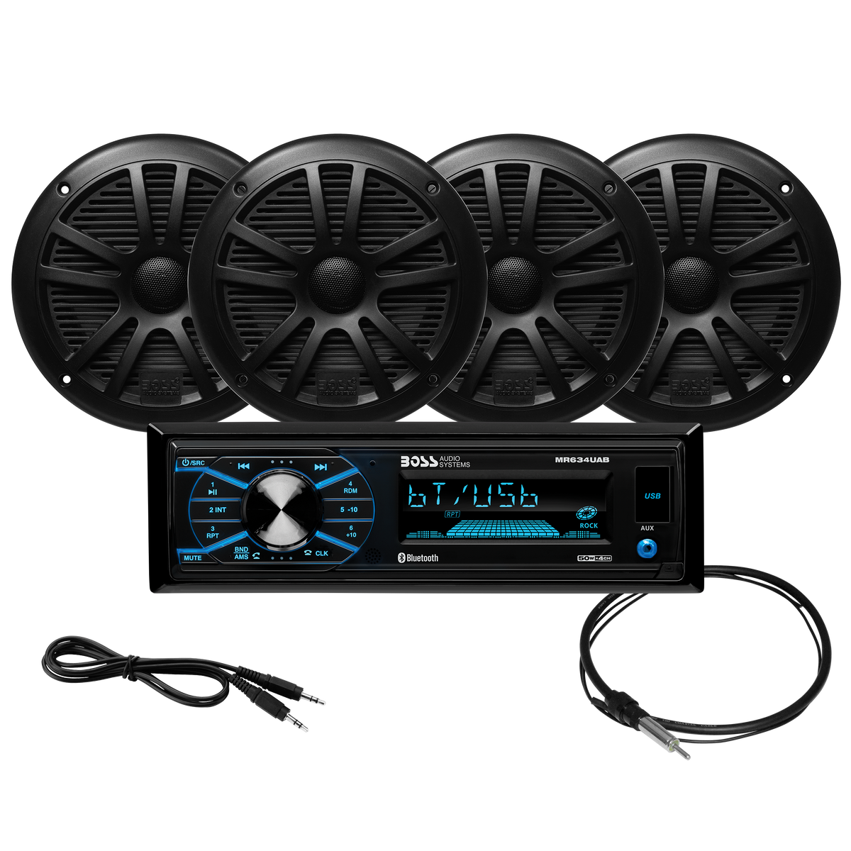 BOSS Audio MCBK634B.64 Receiver – Single-DIN Fit