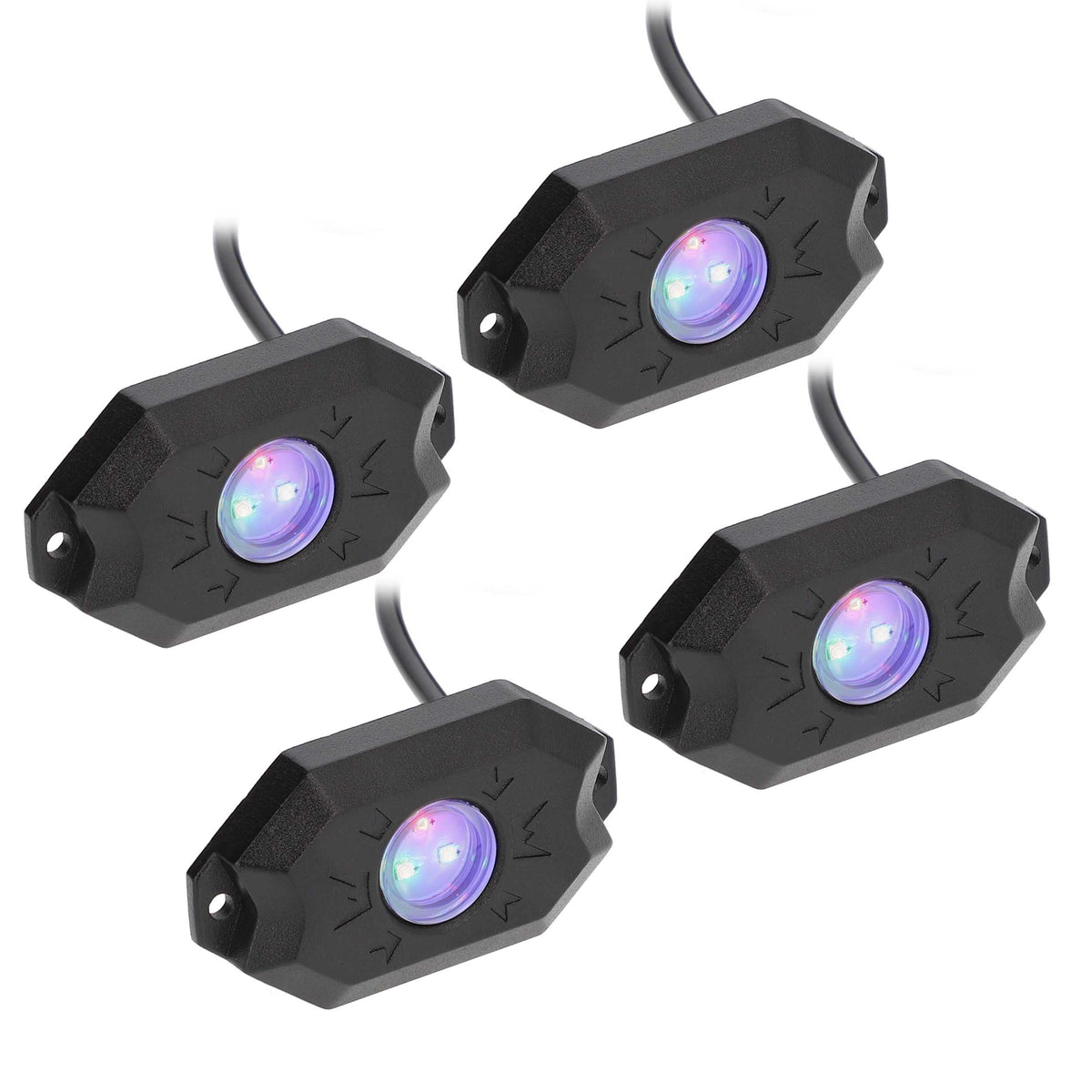 Daytona Lights RGB 4-Piece Rock Light Kit - App-Controlled