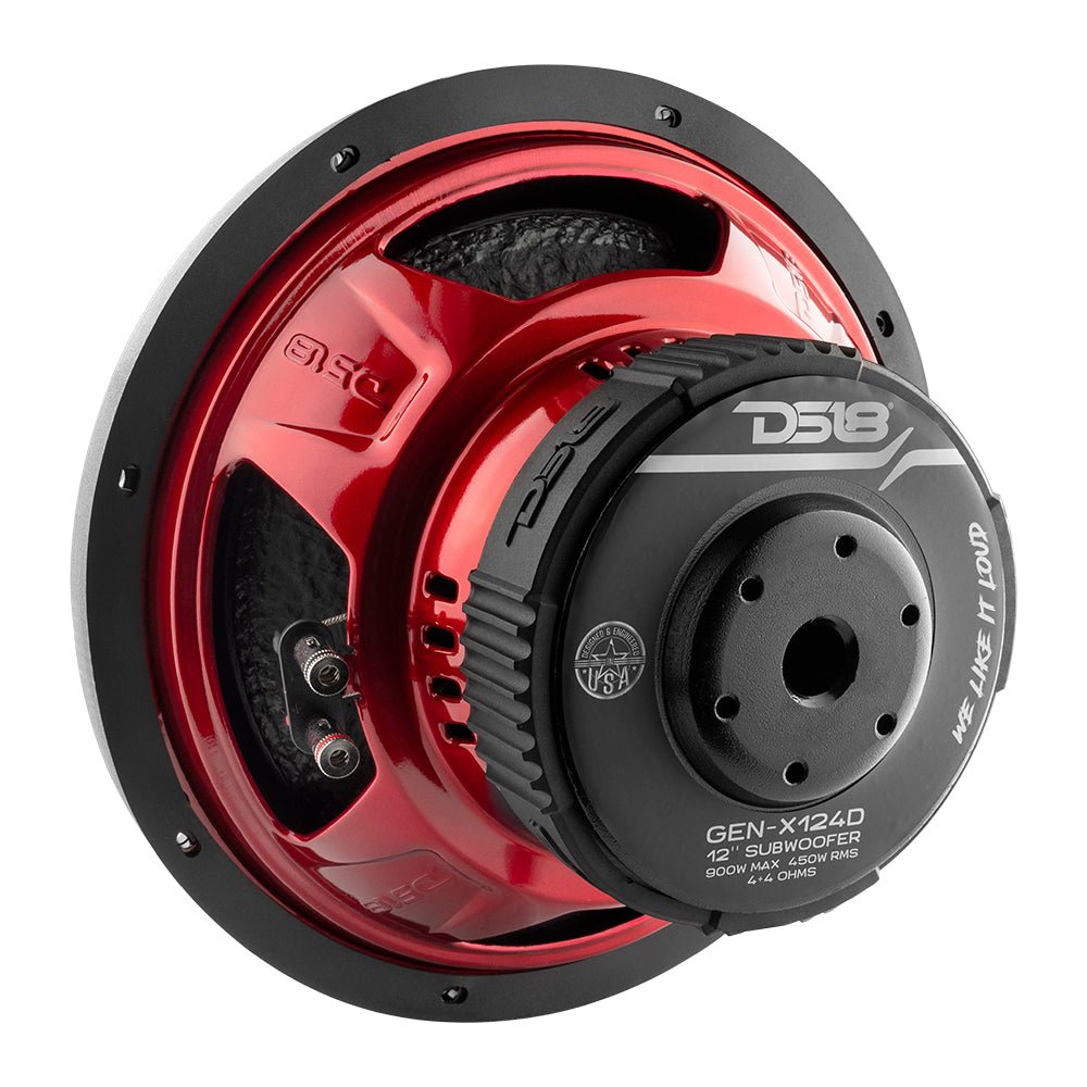 DS18 GEN-X124D GEN-X 12" Subwoofer 450 Watts Rms DVC 4-Ohm