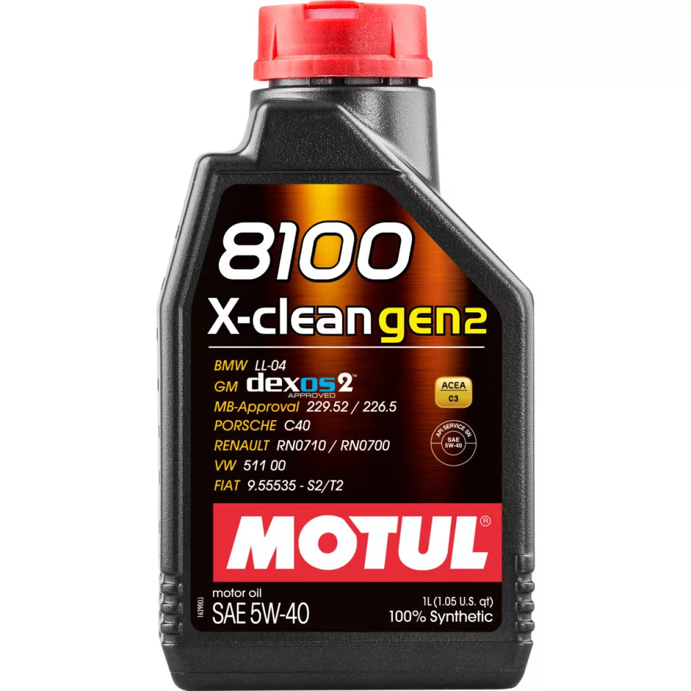 Motul 8100 X-CLEAN GEN2 5W-40 - 1L