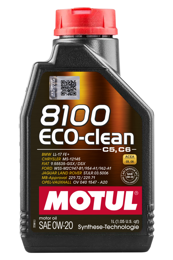 Motul 8100 ECO-CLEAN 0W20 - 1L