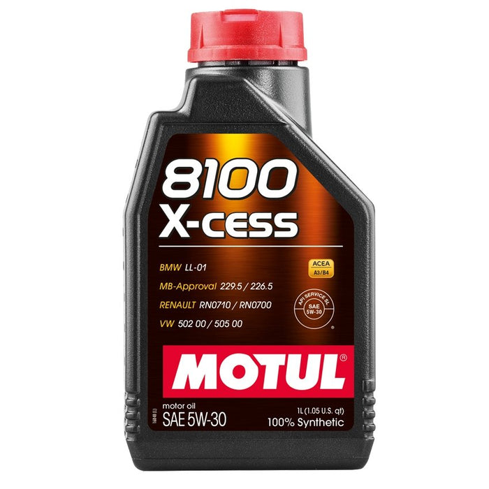 Motul 8100 X-CESS 5W-30 full synthetic engine oil 1L