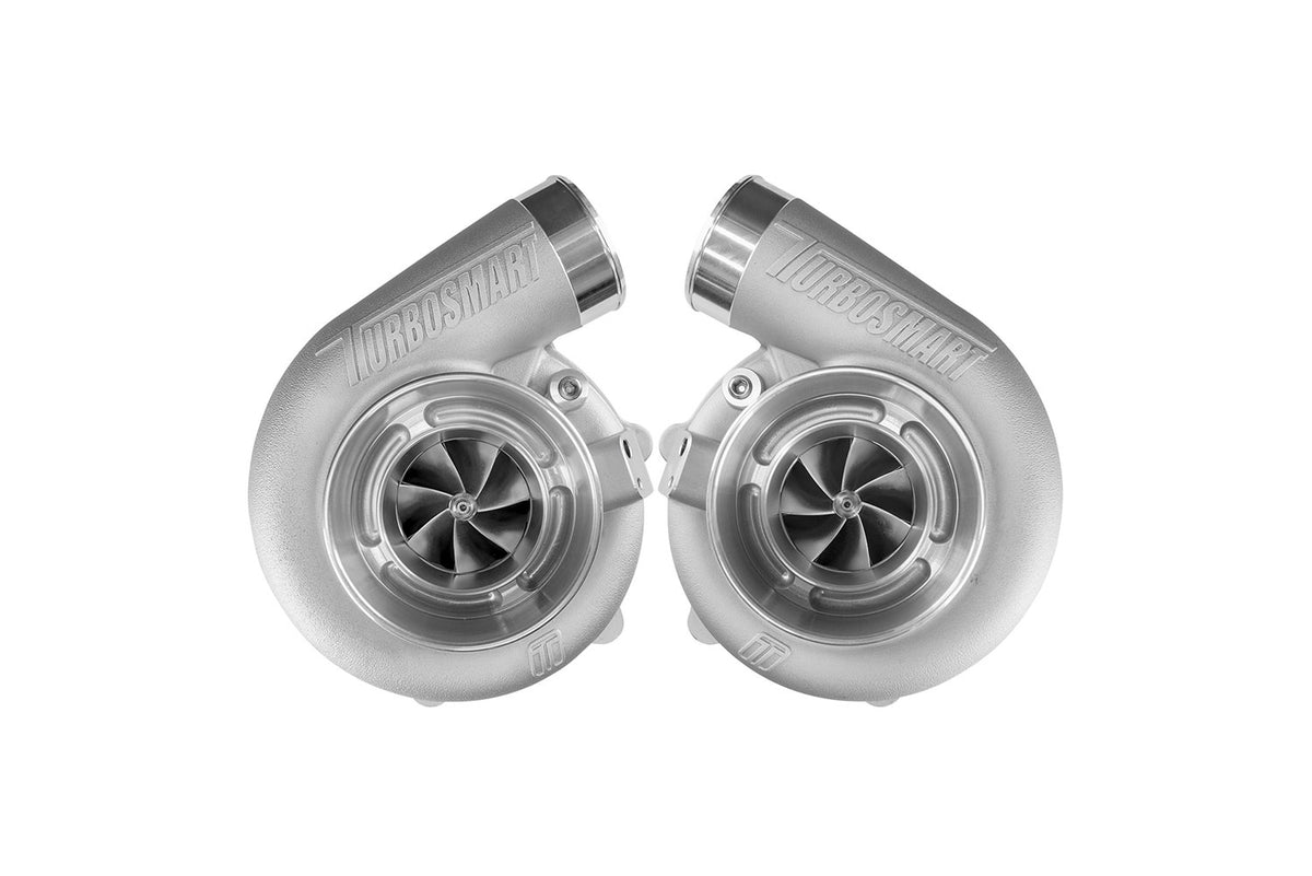 Turbosmart Mirror Twin Turbo Package - TS-1-5862B V-Band 0.82AR Oil Cooled Turbos