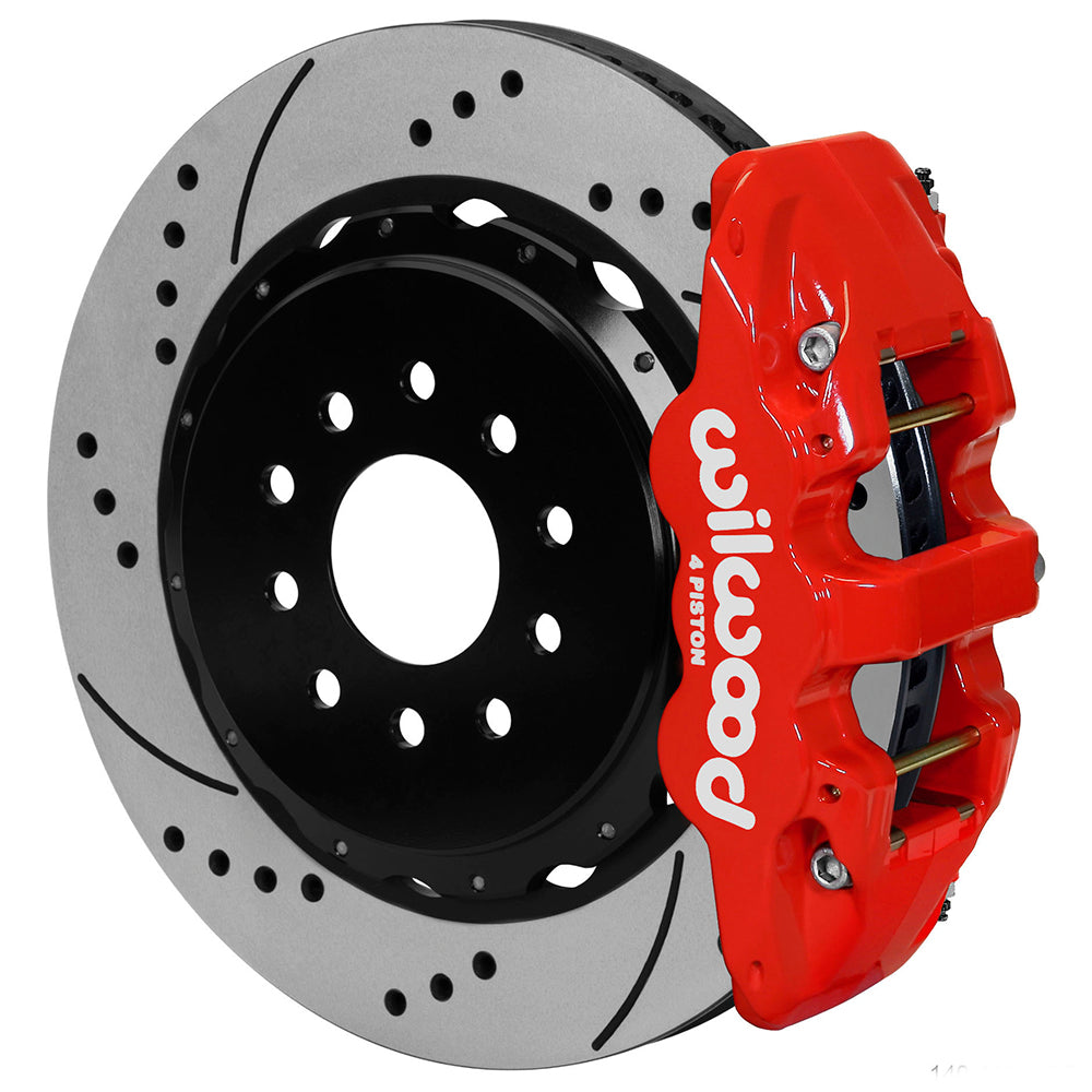 Wilwood AERO4 Big Brake Rear Brake Kit For OE Parking Brake