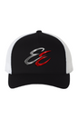 White Mesh Five Panel Retro Trucker Cap