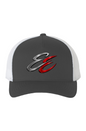 White Mesh Five Panel Retro Trucker Cap