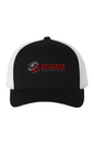 White Mesh Five Panel Retro Trucker Cap