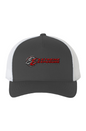 White Mesh Five Panel Retro Trucker Cap