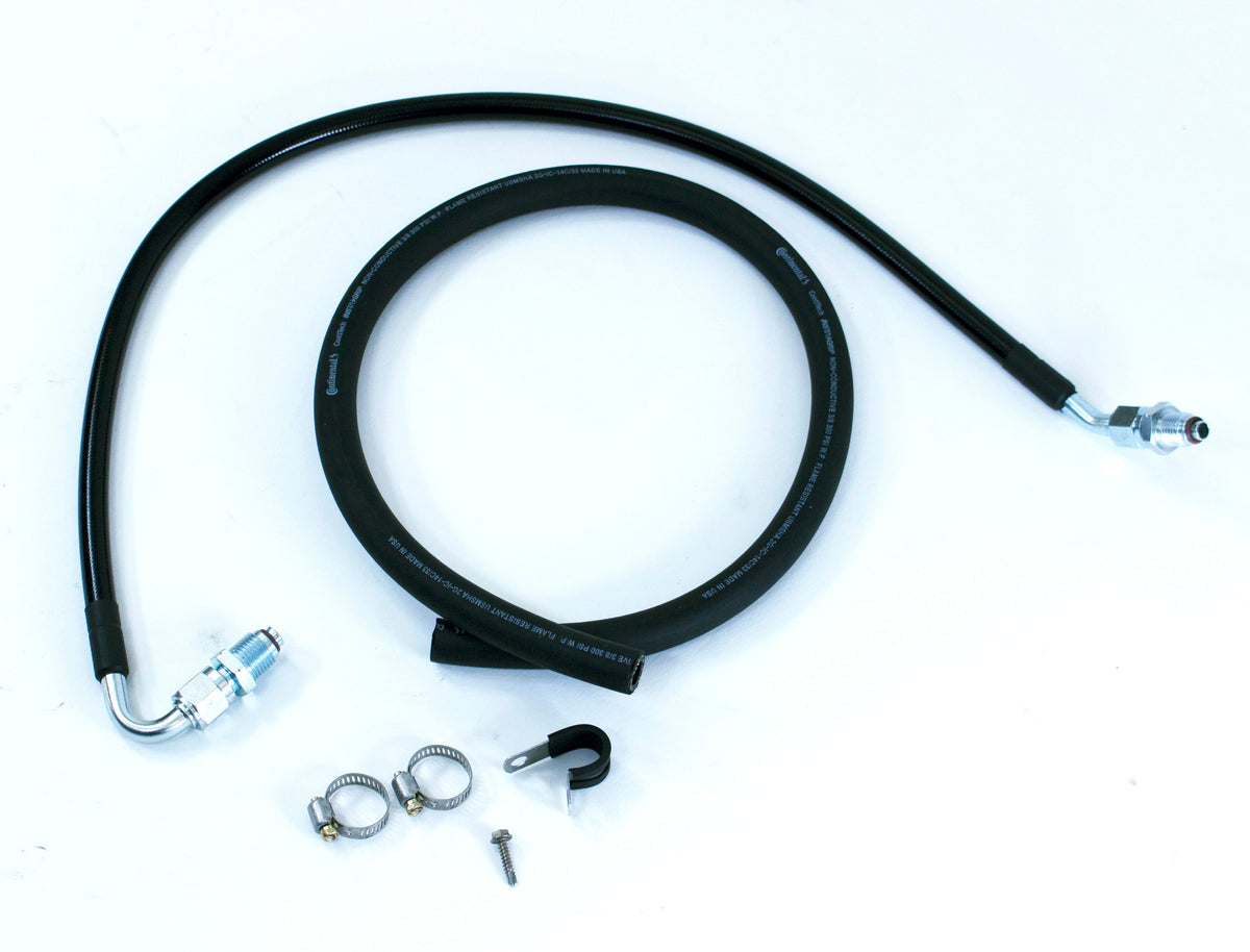 Nissan 240sx S13 S14 S15 LHD LS Swap Power Steering Line Kit w/ -6 Braided Hose