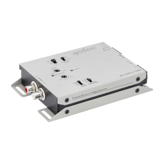 Axxess AX-LOC2.2-PRO 2 In/2 Out Active Line Output Converter with Bass Boost | 40V Input