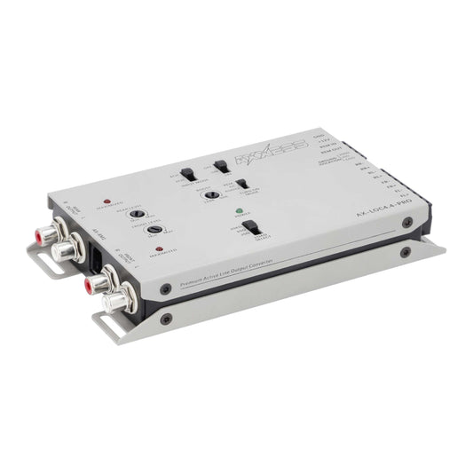 Axxess AX-LOC4.4-PRO 4-Channel Active Line Output Converter with Bass Boost | 40V Input