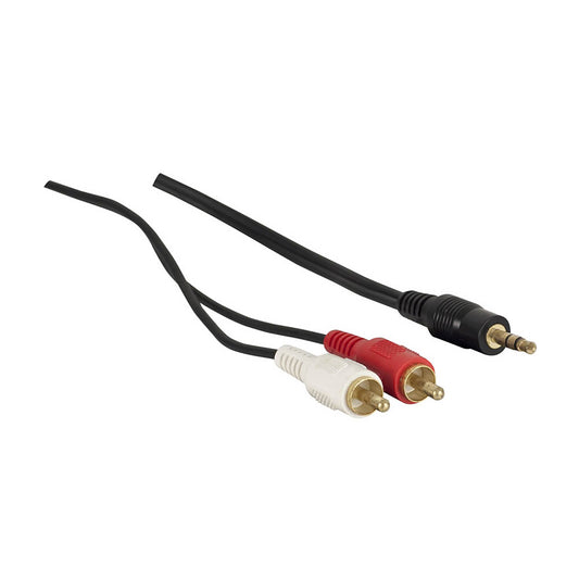 Axxess AX35R-6 3.5mm Male to RCA Male | 6 ft.