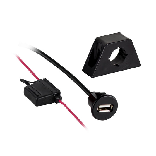 Axxess AXUSB-1PM Universal Panel Mount USB Charging Jack | 2.1 AMP