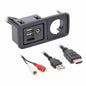 Axxess AXUSB-JP1 USB/AUX/HDMI® Replacement Panel - Jeep® 2014-2018