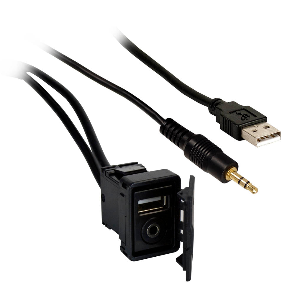 Axxess AXUSB35-SKT Universal USB Extension Cable | 3.5mm