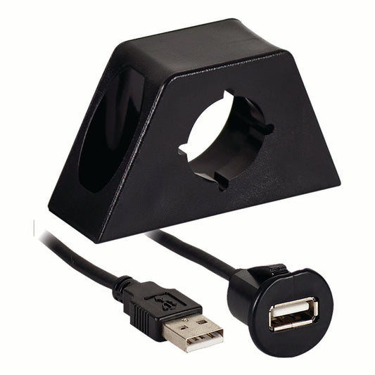 Axxess AXUSBE-6 Male USB to Female USB Jack with Mount
