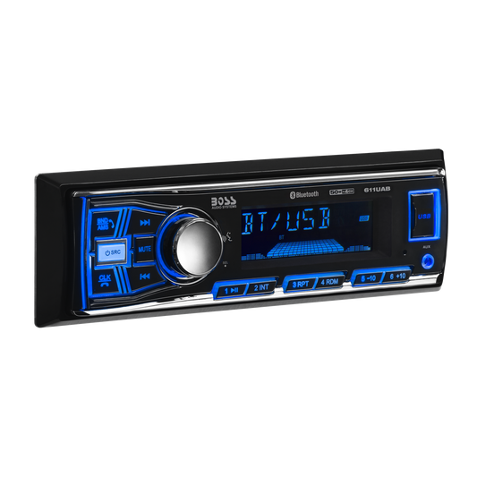 BOSS Audio 611UAB Receiver – Single-DIN Fit