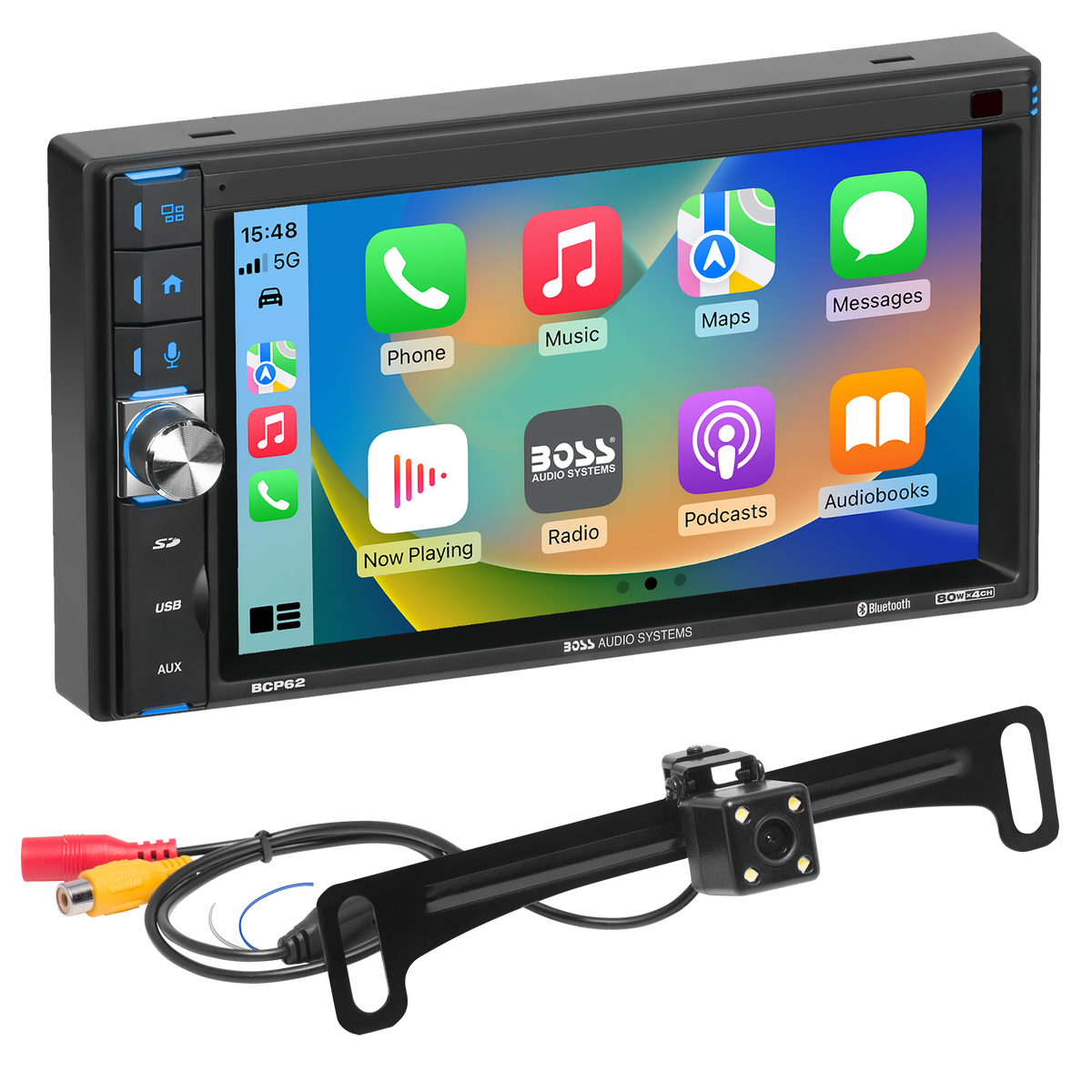 BOSS Audio BCP62-RC Receiver – Apple CarPlay® (Wired)