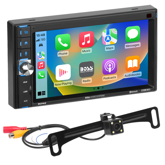 BOSS Audio BCP62-RC Receiver – Apple CarPlay® (Wired)
