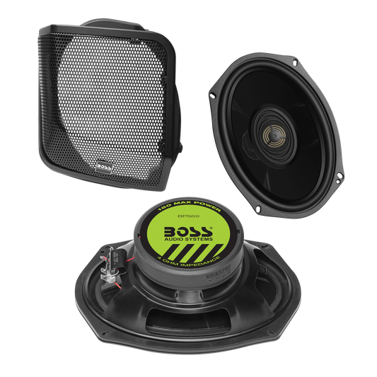 BOSS Audio BHD98 Speakers – Rubber Surround