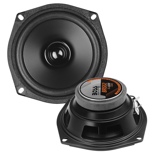BOSS Audio BRS52 Speakers – Polypropylene Cone