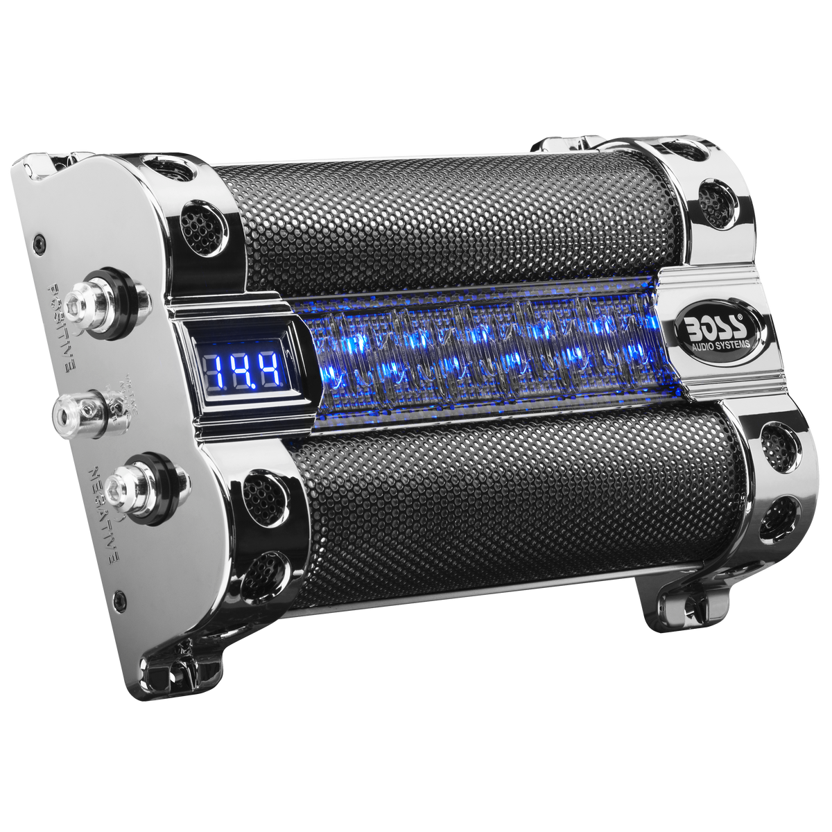 BOSS Audio CAP8 Capacitor – Capacitance: 8,000,000 µF (8 Farad)