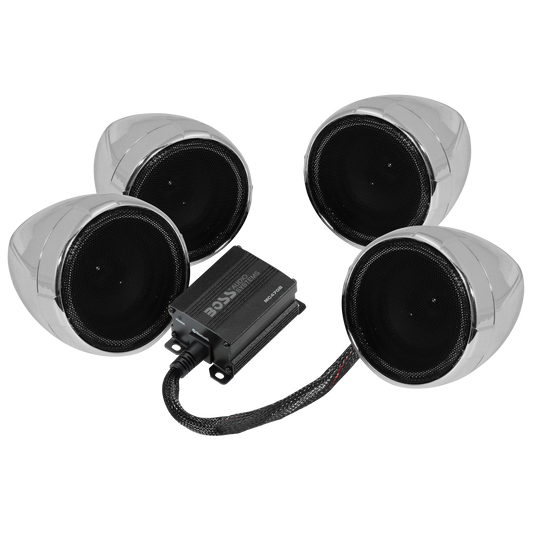 BOSS Audio MC470B Motorcycle Audio System – Full-Range, Class D