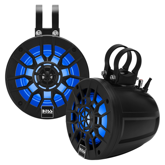 BOSS Audio MPWT50RGB Wake Tower Speakers – All-Terrain System