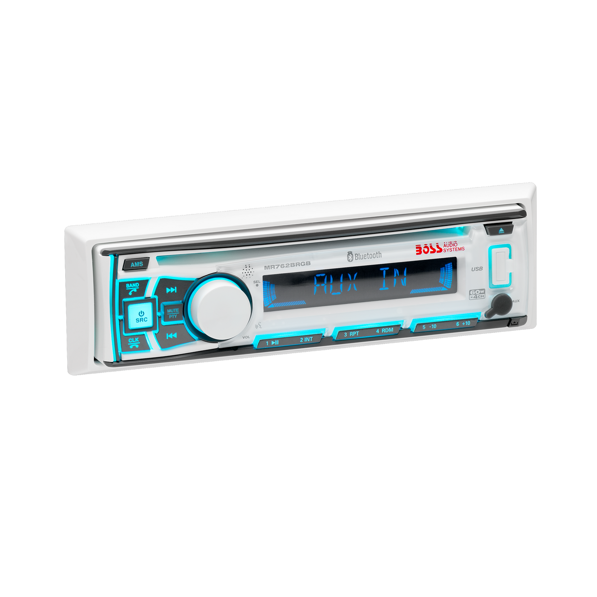 BOSS Audio MR762BRGB Receiver – Single-DIN Fit