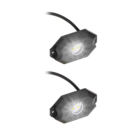 Daytona Lights Rock Lights (White) - 2 Pack