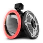 DS18 CF-X10TP.NS NXL 10" Marine and Powersports Empty Tower with Grill and RGB LED Lights - IP65 CF