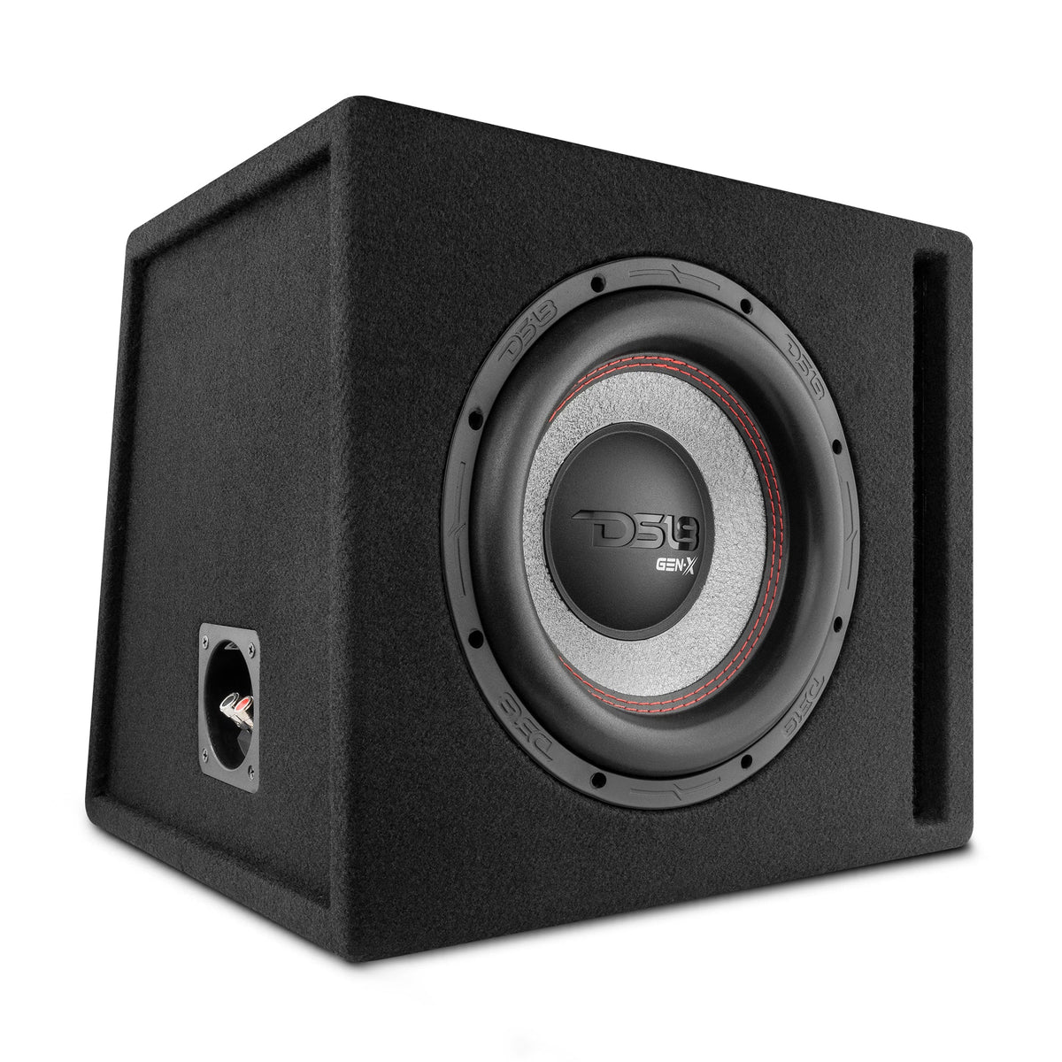 DS18 GEN-X110LD 10" Loaded Subwoofer Ported Enclosure With GEN-X104D 400 Watts RMS