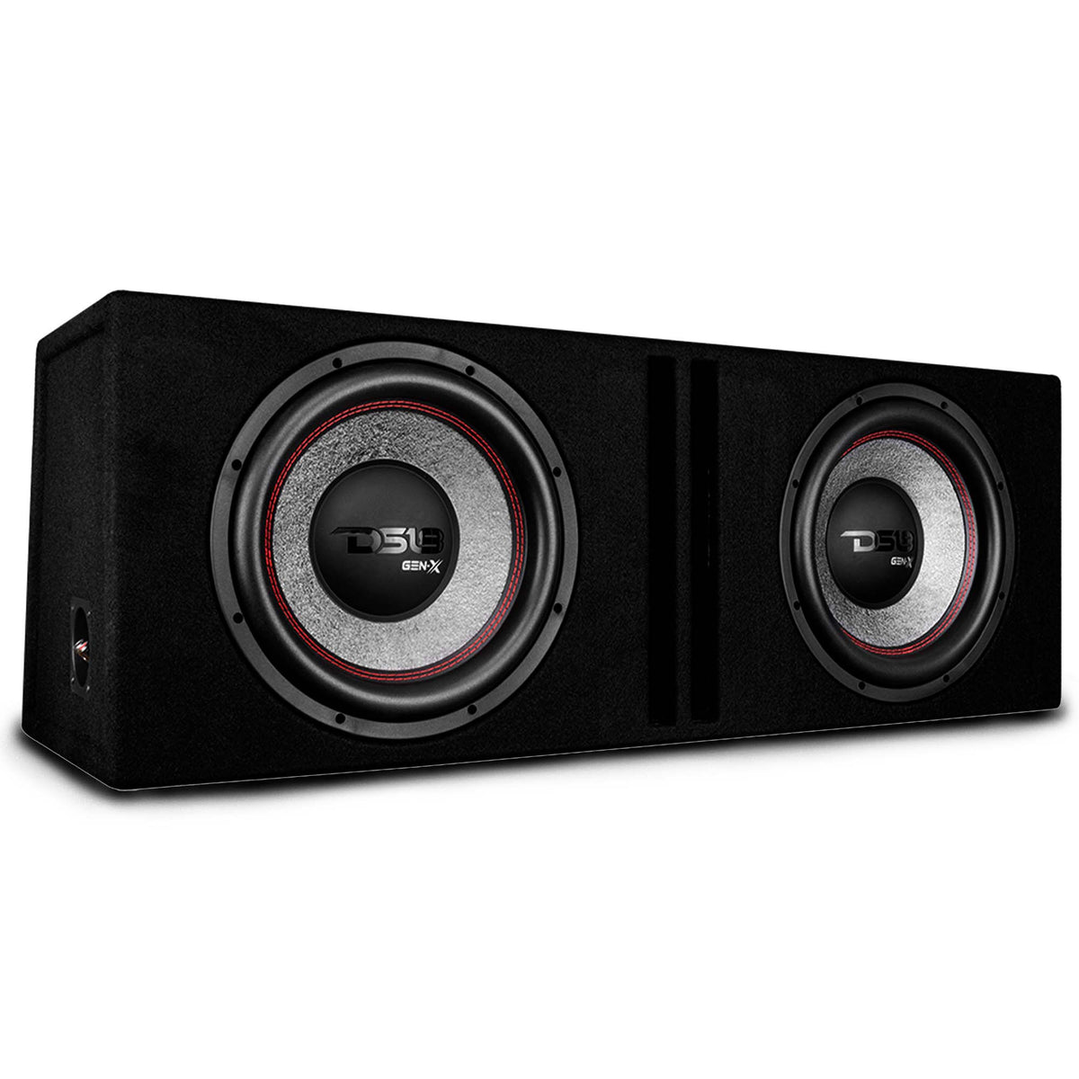 DS18 GEN-X212LD Dual 12" Loaded Subwoofer Ported Enclosure With GEN-X124D 900 Watts RMS