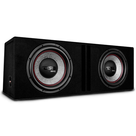 DS18 GEN-X212LD Dual 12" Loaded Subwoofer Ported Enclosure With GEN-X124D 900 Watts RMS