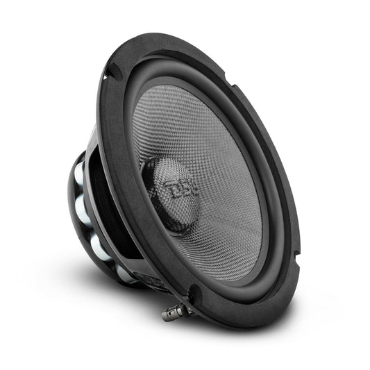 DS18 PRO-CF8.4NR PRO 8" Mid-Bass Loudspeaker with Water-Resistant Carbon Fiber Cone & Neodymium Rings, 300W RMS, 4-Ohm