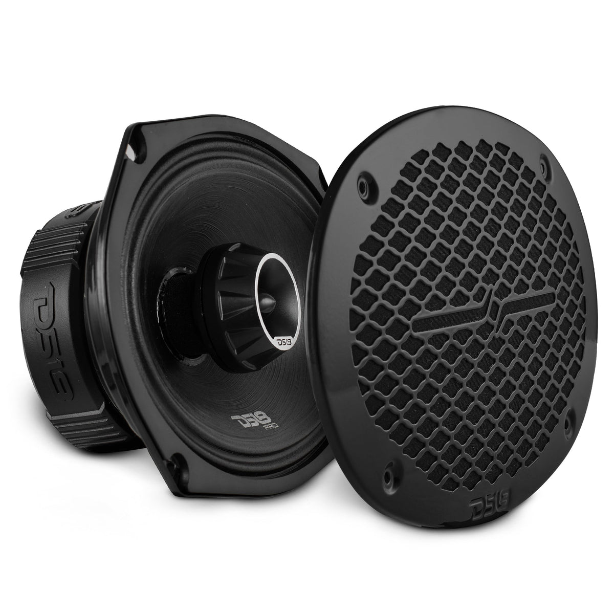 DS18 PRO-ZT69 PRO-ZT 6x9" Coaxial Mid-Range Loudspeaker with Water-Resistant Cone Built-in Bullet Tweeter and Grill | 275W RMS 4-Ohm