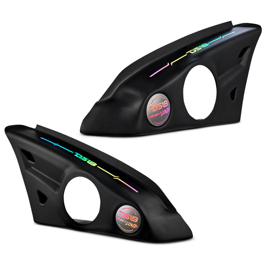 DS18 SLG-AR6V2 Polaris Slingshot Arm Rest Empty Enclosure With Digital Led Lights fits 2 x 6.5" Speakers  | 2015 - Current