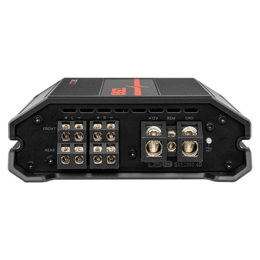 DS18 SXE-2000.4D/BK SXE Class D 4-Channel Amplifier 4 x 100 Watts RMS @ 4-Ohm 2000 Watts