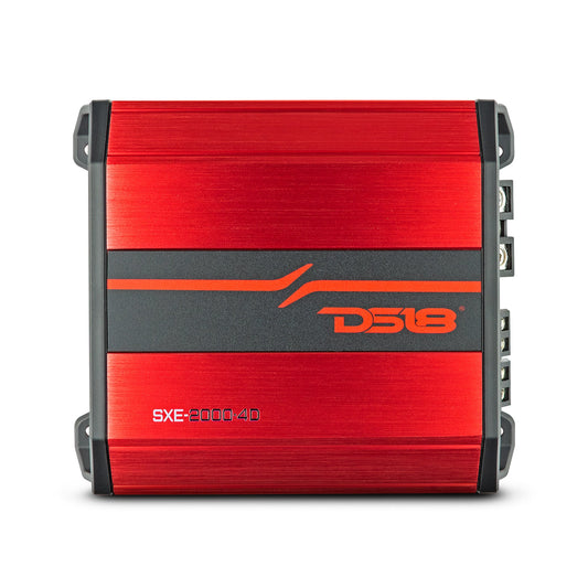 DS18 SXE-2000.4D/RD SXE Class D 4-Channel Amplifier 4 x 100 Watts Rms @ 4-ohm 2000 Watts