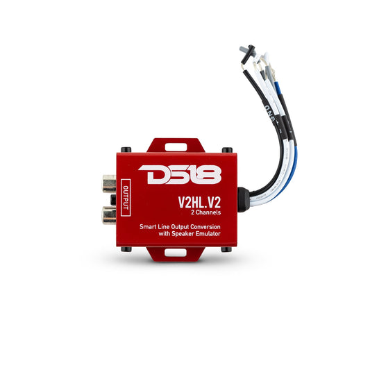 DS18 V2HL.V2 2-Channel Line Output Converter with Speaker Emulator (Remote out)
