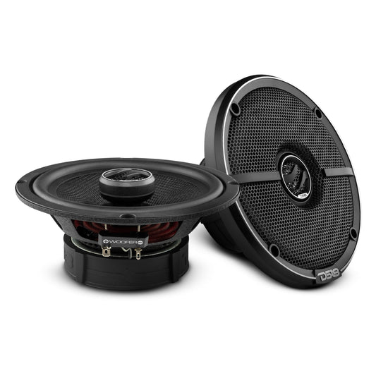 DS18 ZXI-654 ZXI 6.5" 2-Way Coaxial Speakers with Glass Fiber Cone | 80W RMS 4-Ohm