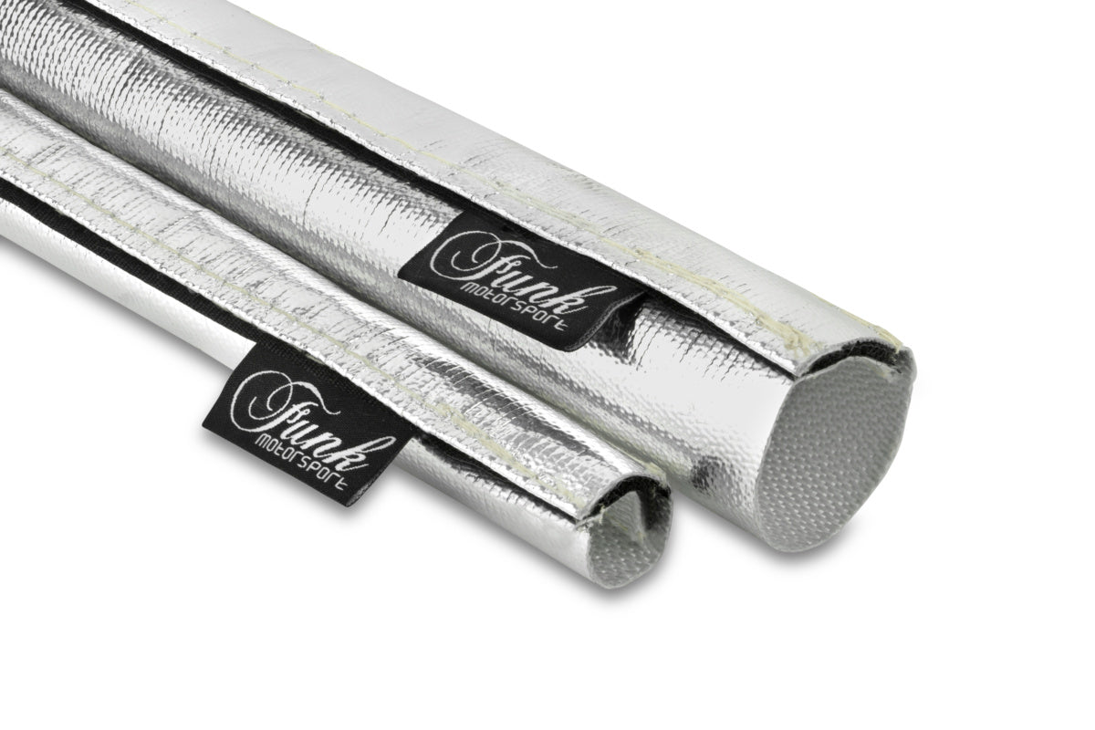 Funk Motorsport Silver Velcro Heat Sleeving