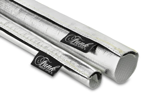 Funk Motorsport Silver Velcro Heat Sleeving