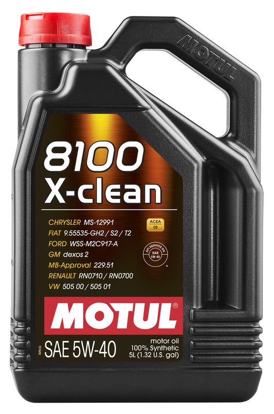 Motul 8100 X-CLEAN 5W40 - 5L