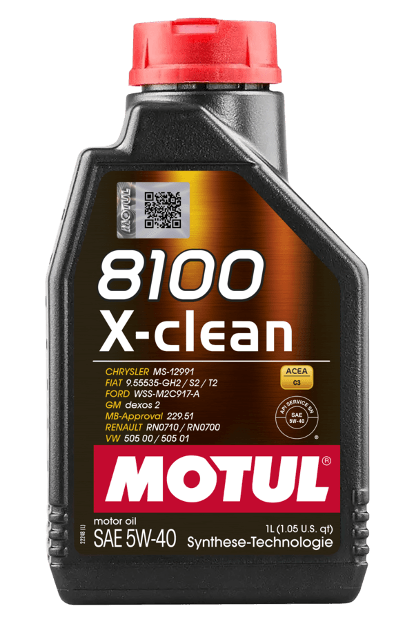 Motul 8100 X-CLEAN 5W40 - 1L
