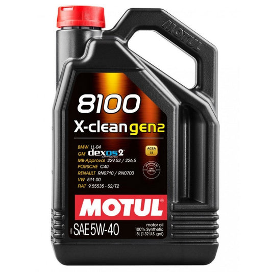 Motul 8100 X-CLEAN GEN2 5W-40 - 5L