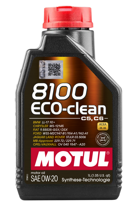 Motul 8100 ECO-CLEAN 0W20 - 1L