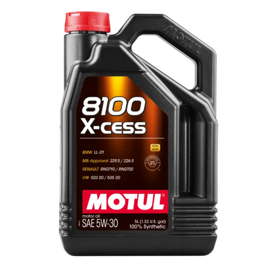 Motul 8100 X-CESS 5W-30 full synthetic engine oil 5L