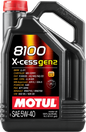 Motul 8100 X-CESS GEN2 5W-40 full synthetic engine oil 5L